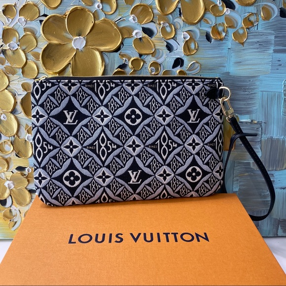 Louis Vuitton Since 1854 Neverfull MM Wristlet Pochette Pouch - Picture 4 of 6